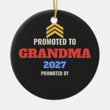 Personalised Promoted To Grandma 2027 Gift