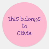 Personalised Property Stickers