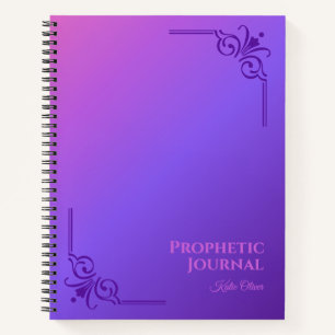 Personalised Prophetic Journal Spiral Notebook