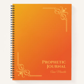 Personalised Prophetic Journal Spiral Notebook