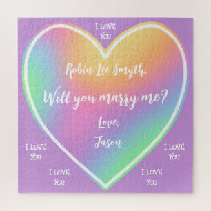 Personalised Proposal Jigsaw Puzzle