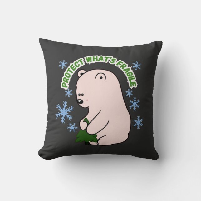 Personalised Protect What's Fragile Cushion (Front)