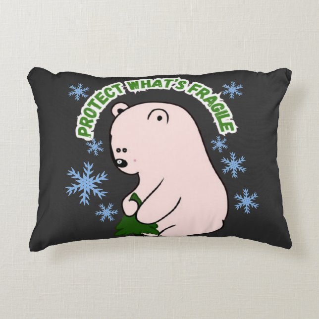 Personalised Protect What's Fragile Decorative Cushion (Front)