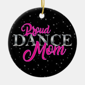 Personalised Proud Dance Mum Ceramic Tree Decoration