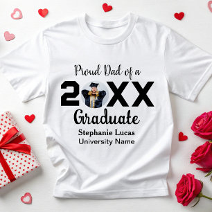 Personalised Proud Graduate 2025 Graduation Family T-Shirt