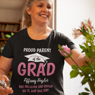 Personalised Proud Parent of the GRAD!  T-Shirt