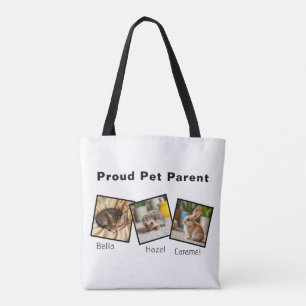 Personalised Proud Pet Parent Tote Bag
