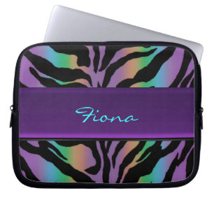 Personalised Psychedelic Rainbow Zebra Skin Sleeve