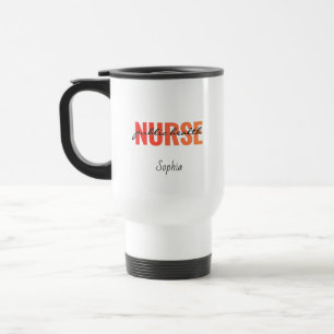 Personalised Public Health Nurse Name Travel Mug