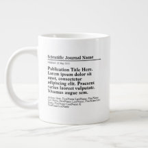 Personalised Publication Jumbo 20oz Mug