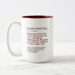Personalised Publication Two-Tone 15oz Mug - Red<br><div class="desc">A personalised gift to celebrate your published paper! The perfect gift for co-authors,  colleagues,  and academics who published a scientific paper. Customise with the scientific journal,  publication title,  authors and abstract.</div>