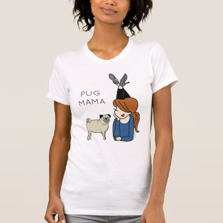 Personalised Pug Mama T-Shirt