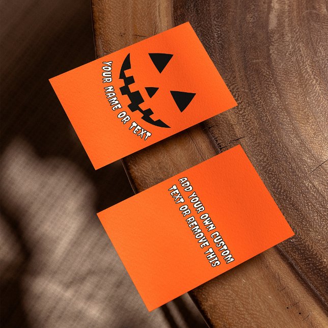 Personalised Pumpkin Halloween Name & CUSTOM TEXT Flyer (Creator Uploaded)