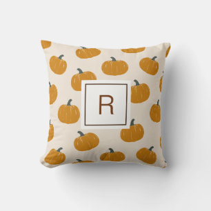 Personalised Pumpkin Patch Monogram Cushion