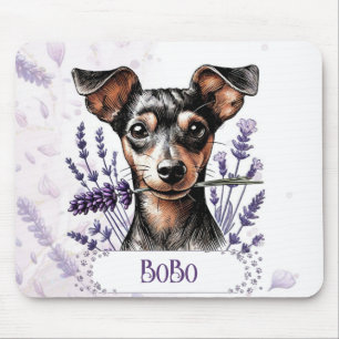 Personalised Pup – Min Pin Mouse Pad