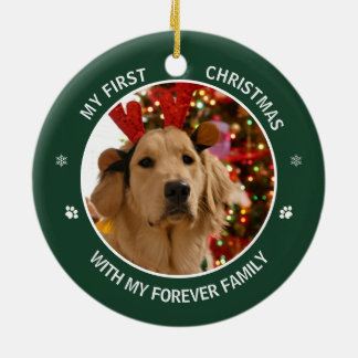Personalised Puppy First Christmas Ornament