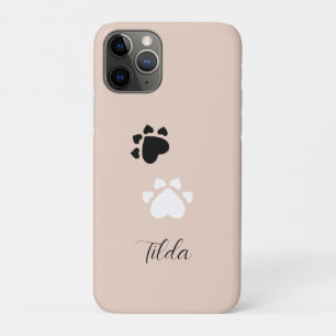Personalised Puppy Heart Paws Case-Mate iPhone Case