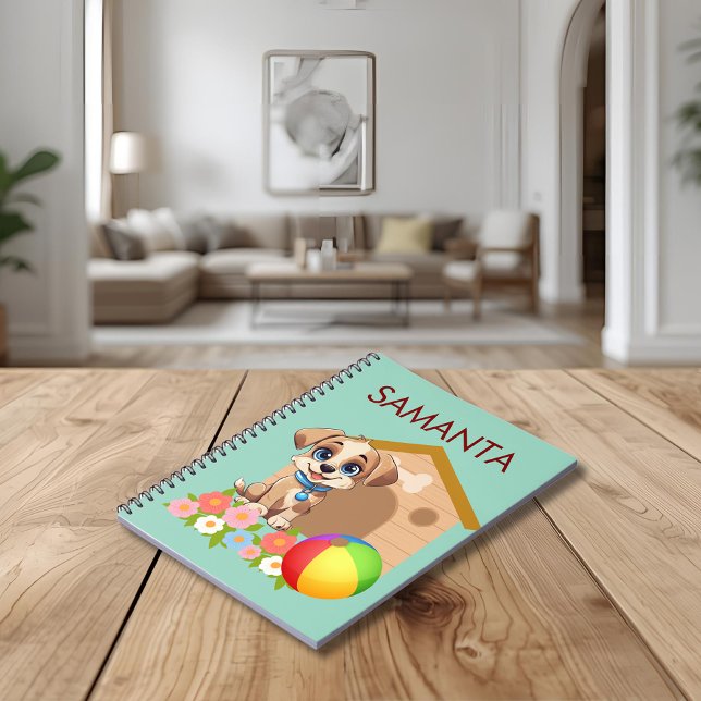 Personalised Puppy Notebook (Creator Uploaded)