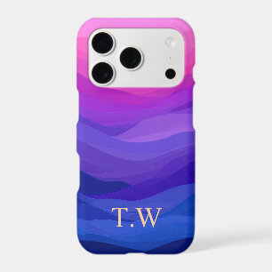 Personalised Purple Abstract iPhone Case   Custom 