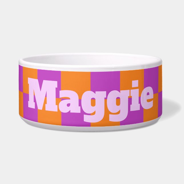 Personalised Purple and Orange Halloween Pet (Front)