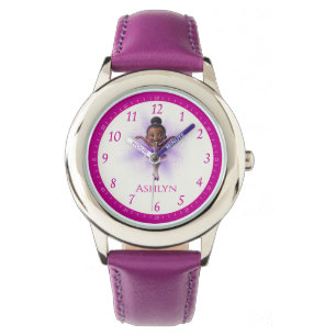 Personalised Purple Ballerina Dance Kids’ Learning Watch