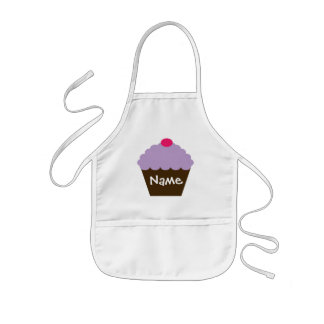 Personalised Purple Cupcake Apron