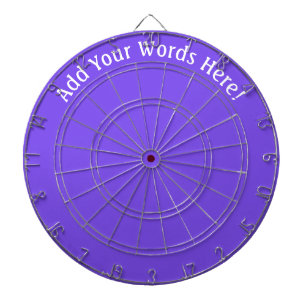 Personalised Purple Dartboard