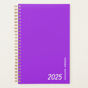 Personalised Purple Dated My Daily Planner