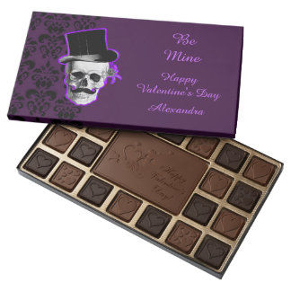 Personalised purple gothic valentines day
