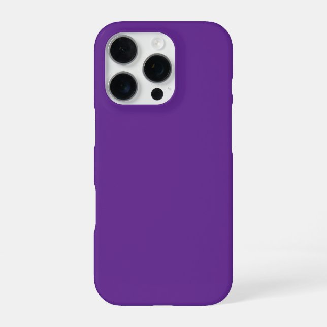 Personalised Purple iPhone Case with Custom (Back)