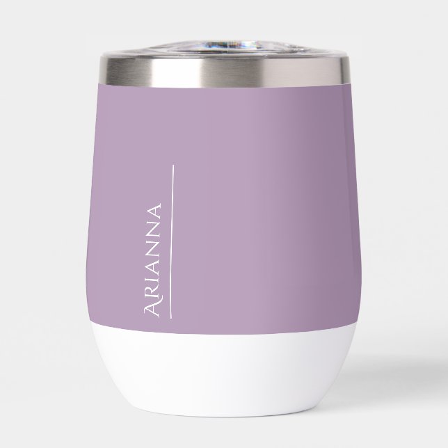 Personalised purple modern  (Front)