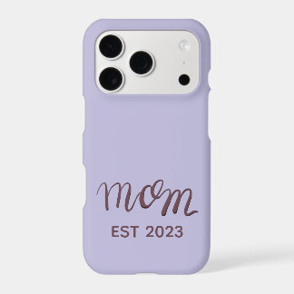 Personalised Purple Mum iPhone Case | Custom Est.