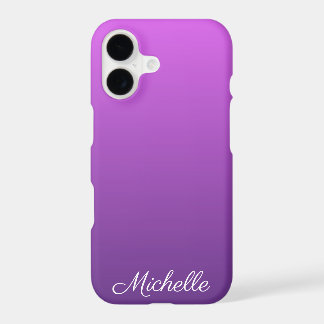 Personalised purple ombre