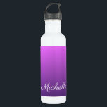 Personalised purple ombre 710 ml water bottle<br><div class="desc">Personalised purple ombre</div>