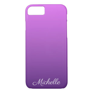 Personalised purple ombre Case-Mate iPhone case