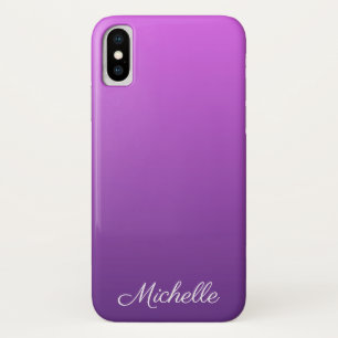Personalised purple ombre Case-Mate iPhone case
