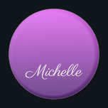 Personalised purple ombre magnet<br><div class="desc">Personalised purple ombre</div>