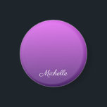 Personalised purple ombre magnet<br><div class="desc">Personalised purple ombre</div>