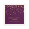 Personalised PURPLE PLUM Gold Confetti Wedding
