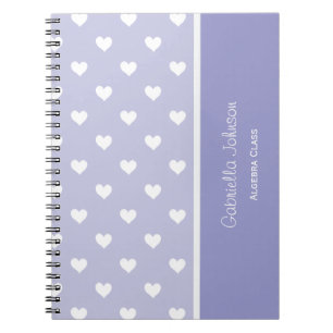 Personalised: Purple Sweetheart Notebook