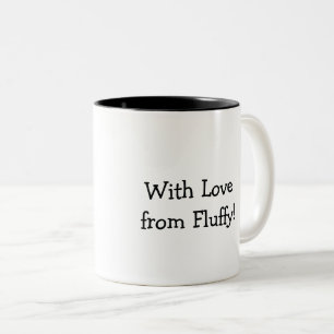 Personalised Purrfect Cat Dad Two-Tone Coffee Mug