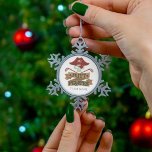Personalised Putt Pirates Golfing Hobby Snowflake Pewter Christmas Ornament<br><div class="desc">Get into character and wear this pirate golf themed design for a fun golfing supplies. It has graphic design perfect for pirate fans who love having fun on the golf course. 

Add a name by clicking the "Personalise" button</div>