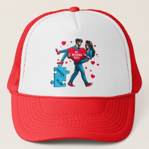 Personalised Puzzle of Love - My Missing Piece Trucker Hat