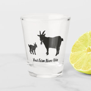 Personalised Pygmy Goat Farm Shot Glass