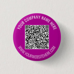 Personalised QR Code and Custom Text Button
