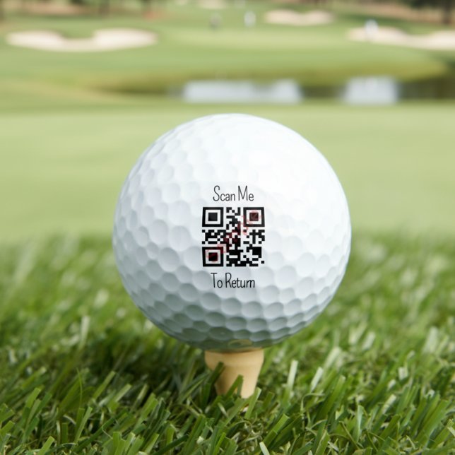 Personalised QR Code  Golf Balls (Personalized QR Code Golf Balls)
