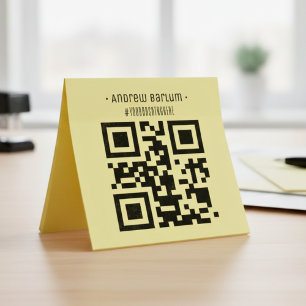 Personalised QR Code Self-Inking Rubber Stamp