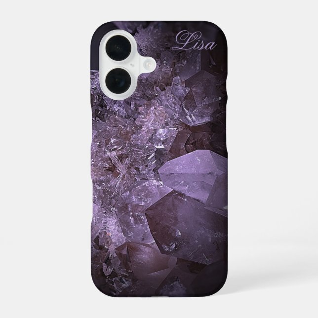 Personalised Quartz Crystal Sturdy iPhone Case (Back)
