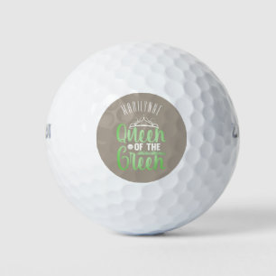 Personalised Queen Of The Green Golf Balls