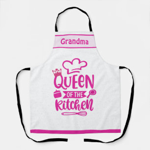 Personalised Queen of the Kitchen Apron